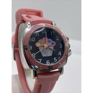 Sophie Pink Cupcake Watch Works New Battery